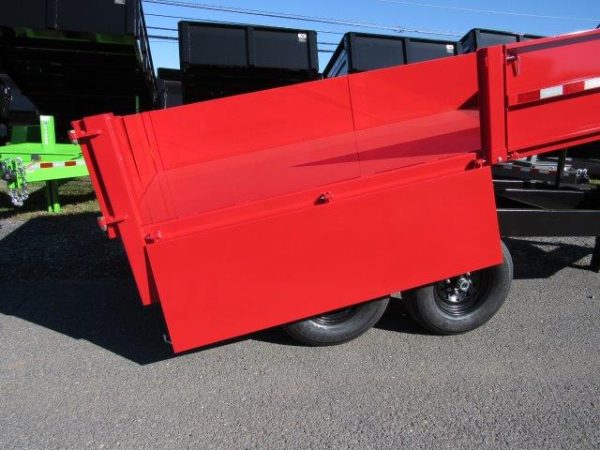 BWise 7 x 14 Deckover Dump Trailer – Fold Down Sides - Image 6
