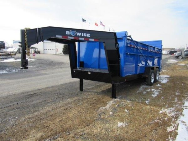 BWise 7 x 16 Heavy Duty Gooseneck Dump – Ultimate Dump Trailer - Image 8