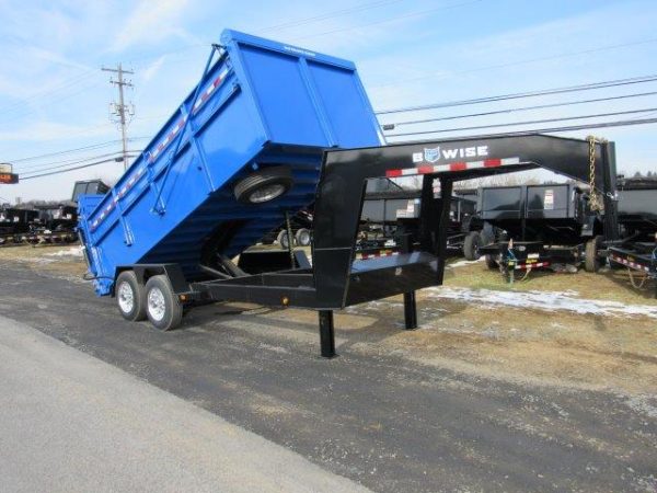 BWise 7 x 16 Heavy Duty Gooseneck Dump – Ultimate Dump Trailer