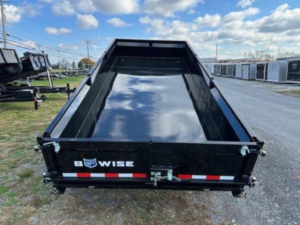 BWise 7 x 16 Low Profile Dump Trailer – 16,000 GVW - Image 3