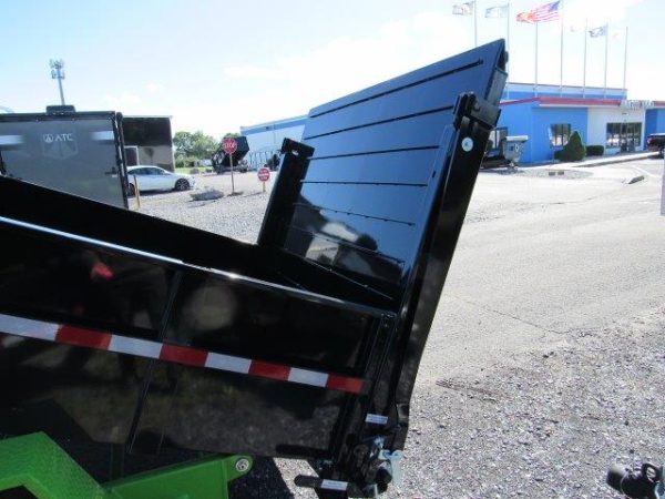 BWise 7 x 16 Low Profile Dump Trailer – Hydraulic Ramp Gate - Image 3