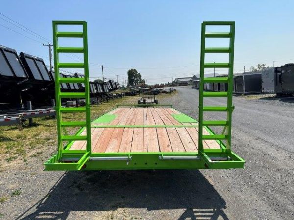 BWise 8 x 20 Deckover Equipment Trailer – Ladder Ramps - Image 3