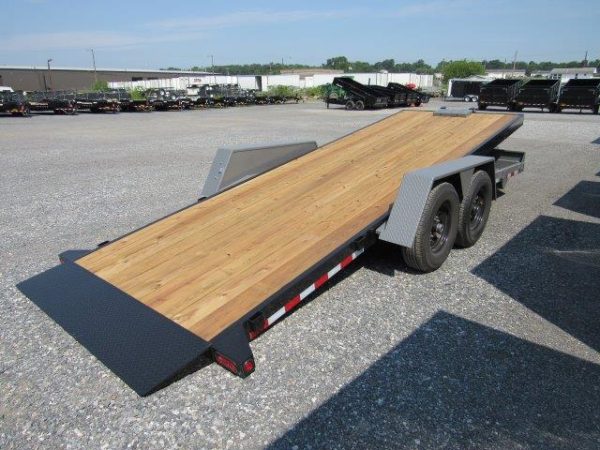 BWise 7 x 20 Low Profile Full Tilt Equipment Trailer – Hydraulic Tilt - Image 5
