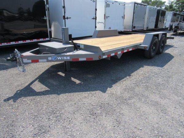BWise 7 x 20 Low Profile Full Tilt Equipment Trailer – Hydraulic Tilt - Image 4