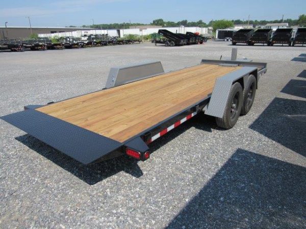 BWise 7 x 20 Low Profile Full Tilt Equipment Trailer – Hydraulic Tilt - Image 9