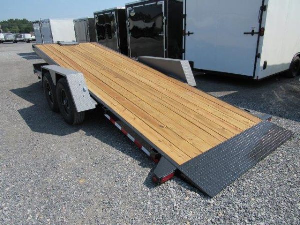 BWise 7 x 20 Low Profile Full Tilt Equipment Trailer – Hydraulic Tilt - Image 7