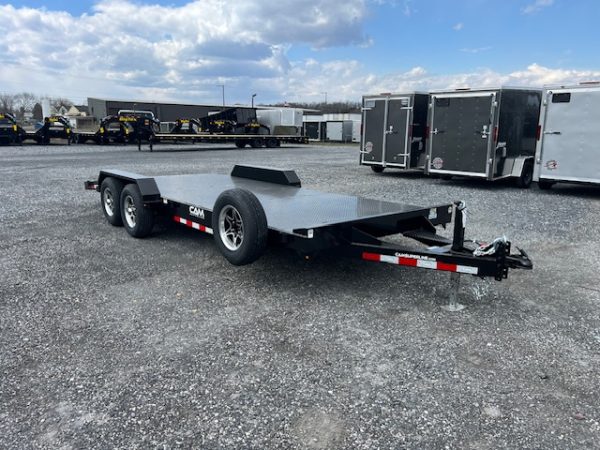 CAM Superline 7 x 20 Steel Deck Car Hauler – Aluminum Wheels - Image 2