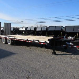 CAM Superline 8 x 29 Heavy Equipment Trailer – Air Powered Ramps
