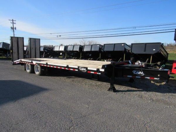 CAM Superline 8 x 29 Heavy Equipment Trailer – Air Powered Ramps