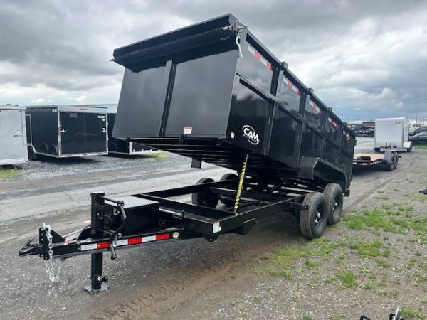 CAM Superline 7 x 16 High Side Dump Trailer – Scissor Lift