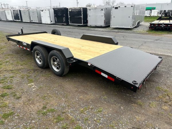 CAM Superline 7 x 20 Open Car Hauler – Slide Out Ramps - Image 6