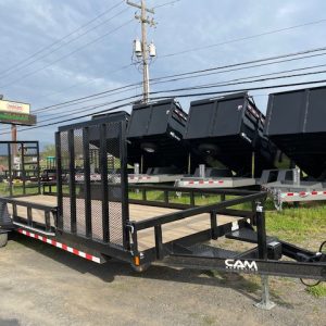 Cam Superline 7 x 24 Landscape Utility Trailer – Side ATV Ramp