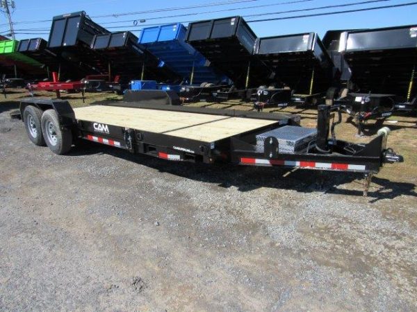 CAM Superline 7 x 21 Low Profile Equipment Trailer – Split-Tilt