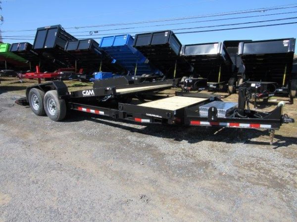CAM Superline 7 x 21 Low Profile Equipment Trailer – Split-Tilt - Image 5