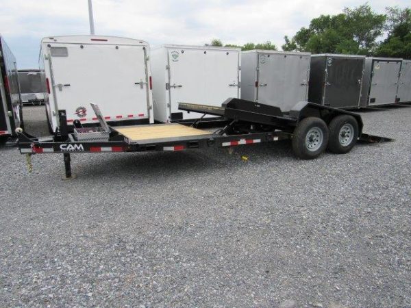 CAM Superline 7 x 21 Powered Split-Tilt Trailer – Extra Wide Deck - Image 6
