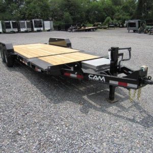 CAM Superline 7 x 21 Powered Split-Tilt Trailer – Extra Wide Deck