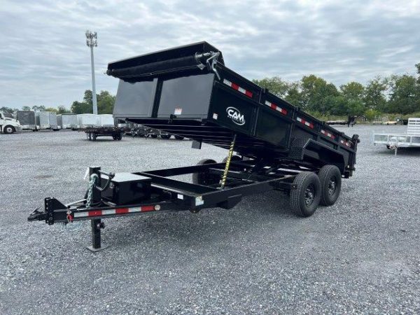 CAM Superline 7 x 16 HD Low Profile Dump Trailer – Scissor Lift - Image 4