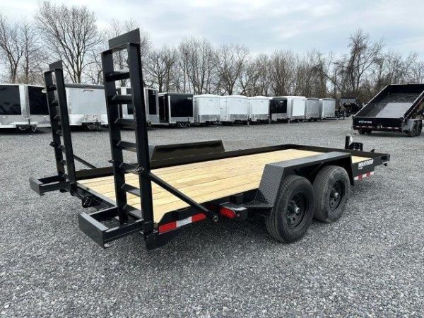 CAM Superline 7 x 16  Low Profile Equipment Trailer – Ladder Ramps - Image 5