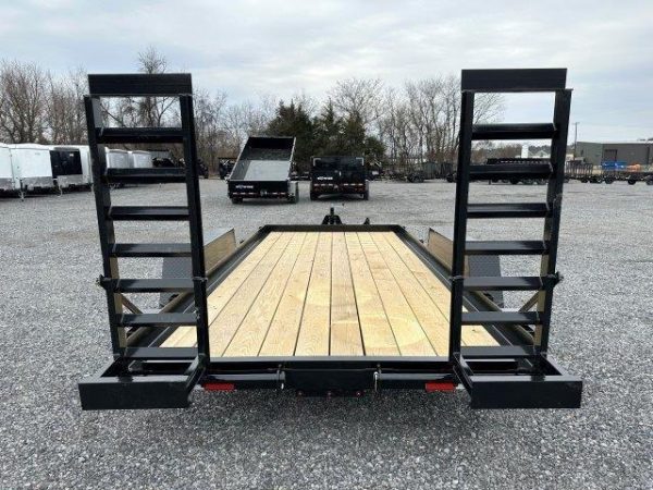 CAM Superline 7 x 16  Low Profile Equipment Trailer – Ladder Ramps - Image 3