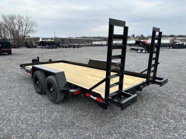 CAM Superline 7 x 16  Low Profile Equipment Trailer – Ladder Ramps - Image 7