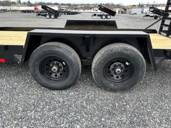 CAM Superline 7 x 16  Low Profile Equipment Trailer – Ladder Ramps - Image 6