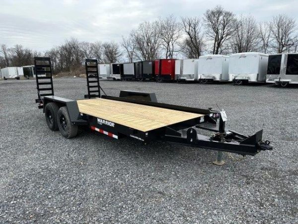 CAM Superline 7 x 16  Low Profile Equipment Trailer – Ladder Ramps