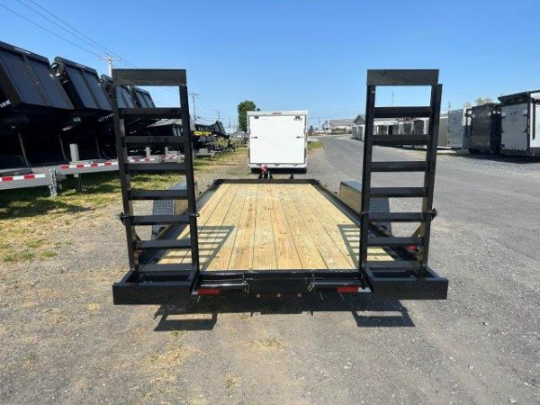 CAM Superline 7 x 18  Low Profile Equipment Trailer – Ladder Ramps - Image 3