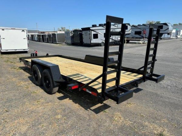CAM Superline 7 x 18  Low Profile Equipment Trailer – Ladder Ramps - Image 6