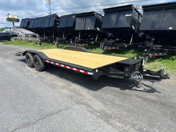 CAM Superline 8 x 20 Full Width Equipment Trailer – Slide Out Ramps