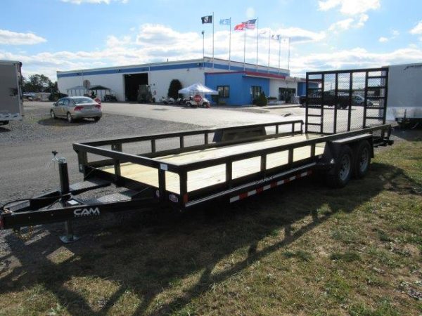 Cam Superline 7 x 20 Landscape Utility Trailer – Rear Landscape Gate - Image 4