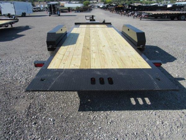 CAM Superline 7 x 21 Gravity Split-Tilt Trailer – 4′ Stationary Deck - Image 3