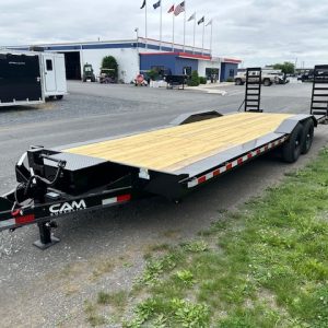 CAM Superline 8 x 24 Full Width Equipment Trailer – Ladder Ramps