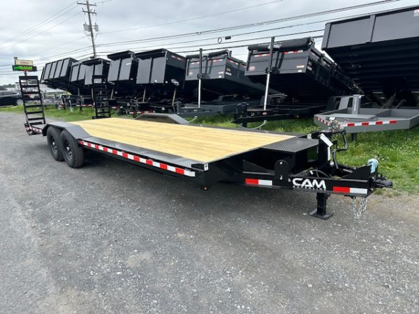 CAM Superline 8 x 24 Full Width Equipment Trailer – Ladder Ramps - Image 2