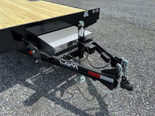 CAM Superline 8 x 18 Deckover Equipment Trailer – Slide Out Ramps - Image 9