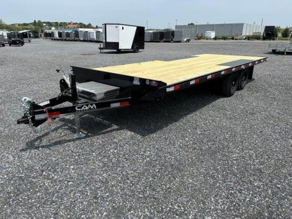 CAM Superline 8 x 20 Deckover Equipment Trailer – Slide Out Ramps - Image 4