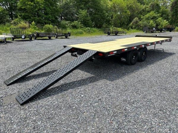 CAM Superline 8 x 18 Deckover Equipment Trailer – Slide Out Ramps - Image 8