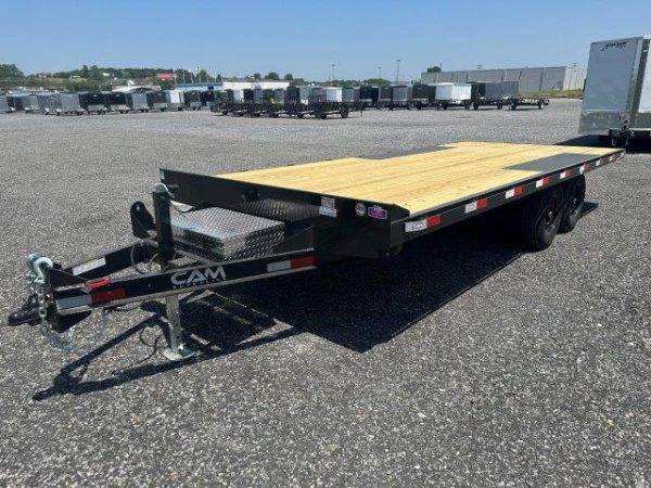 CAM Superline 8 x 18 Deckover Equipment Trailer – Slide Out Ramps - Image 4