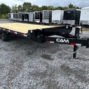 CAM Superline 8.5 x 20 Deckover Equipment Trailer – Slide Out Ramps