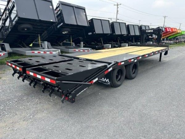 CAM Superline 8 x 25 Deckover Gooseneck Equipment Trailer - Image 5