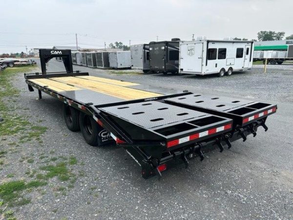CAM Superline 8 x 25 Deckover Gooseneck Equipment Trailer - Image 7