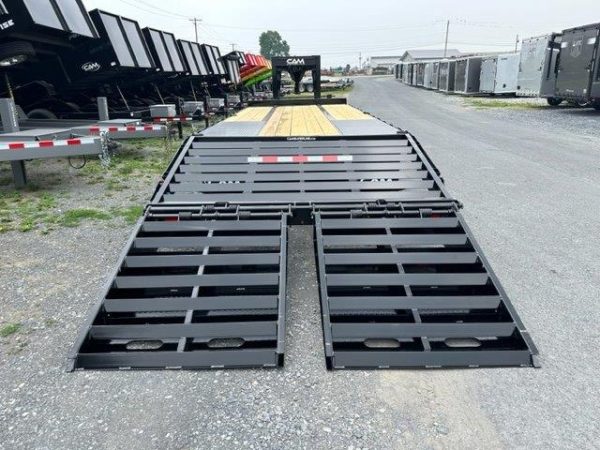 CAM Superline 8 x 25 Deckover Gooseneck Equipment Trailer - Image 3