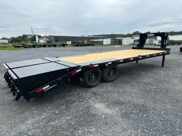 CAM Superline 8 x 25 Gooseneck Deckover Equipment Trailer - Image 5