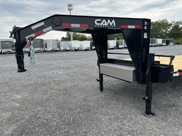 CAM Superline 8 x 25 Gooseneck Deckover Equipment Trailer - Image 8