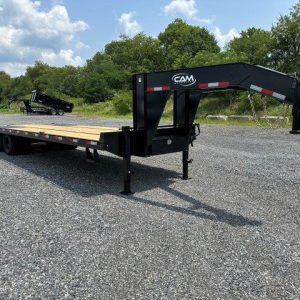 CAM Superline 8 x 30 Deckover Gooseneck Equipment Trailer