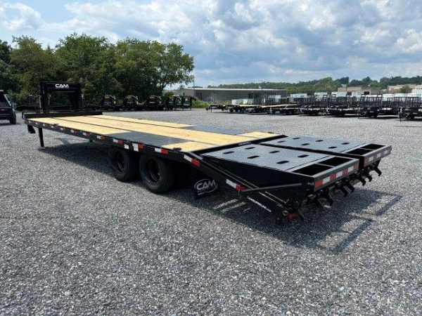 CAM Superline 8 x 30 Deckover Gooseneck Equipment Trailer - Image 7