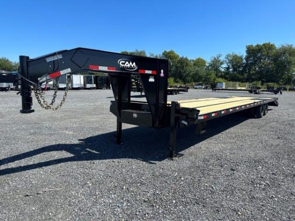 CAM Superline 8 x 40 Gooseneck Equipment Trailer – 12K Axles - Image 4