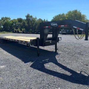 CAM Superline 8 x 40 Gooseneck Equipment Trailer – 12K Axles