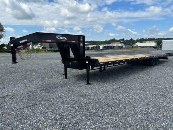 CAM Superline 8 x 40 Deckover Gooseneck Equipment Trailer - Image 4
