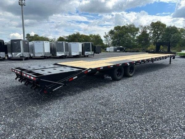 CAM Superline 8 x 40 Deckover Gooseneck Equipment Trailer - Image 7