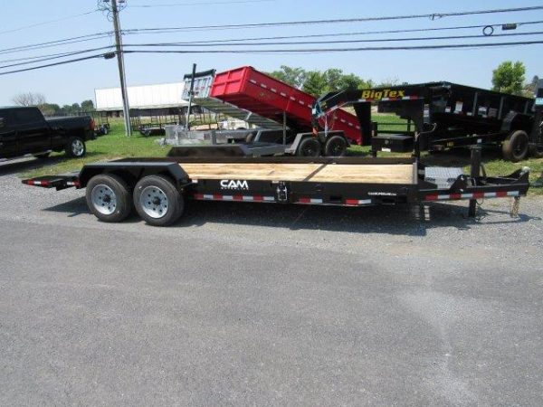 CAM Superline 7 x 21 Equipment Trailer – Gravity Split-Tilt - Image 6